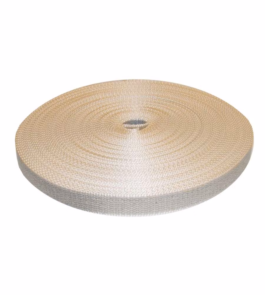 Cintino bicolore 25 mt grigio e beige