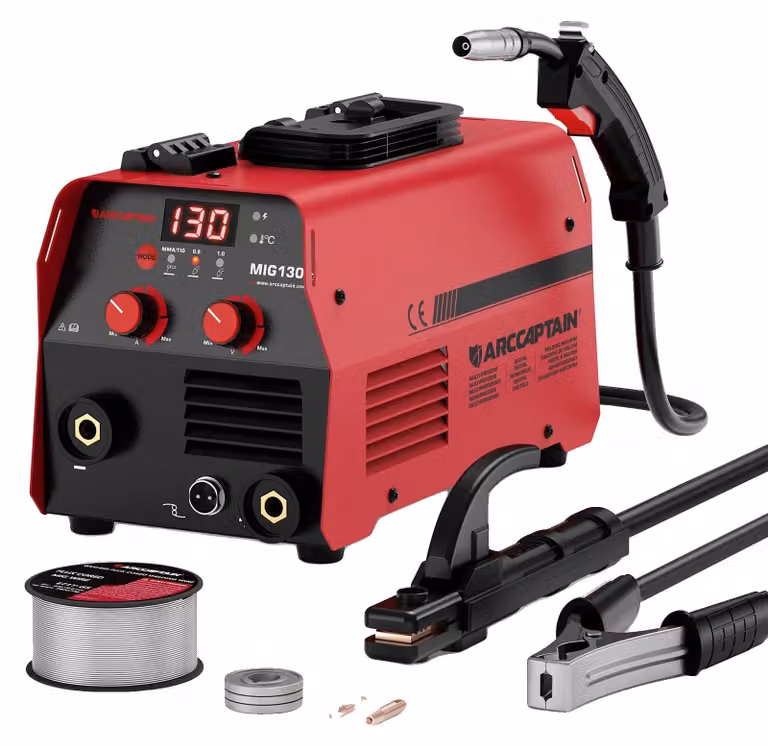 Saldatrice MIG, versatile, con 3 funzioni, design portatile, spina europea da 220V-240V