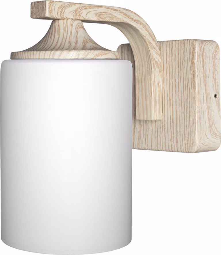 Applique LEDVANCE per esterni | Cilindro ENDURA CLASSIC LANTERN | con attacco E27 | corpo in alluminio color legno