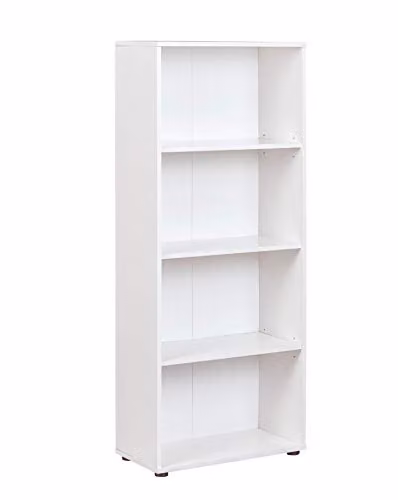 Libreria Arco 4 ripiani 60 x 30 x 145 h cm Bianco