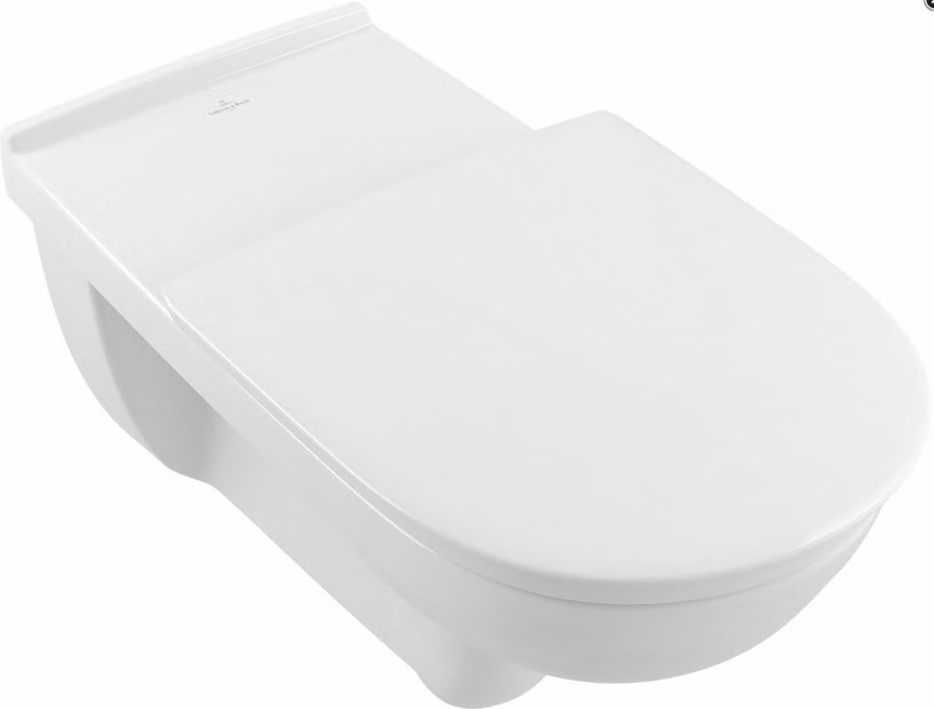V+B Wand-Tiefspül-WC Vita O. NOVO randlos längerer Zulauf 360x700mm weiß