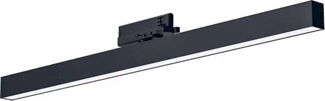 Reglette LED GFA Gealuce da 36W per Binario Trifase, Luce Bianca 4000K, 2946lm, Fascio 38°, Colore Nero Opaco, Struttura in Alluminio