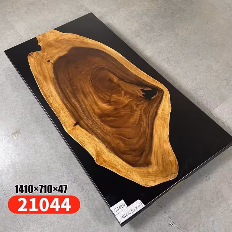 Luxus Esstisch River Table Massiv Tische 141*71 Flusstisch Echt Holz Epoxidharz