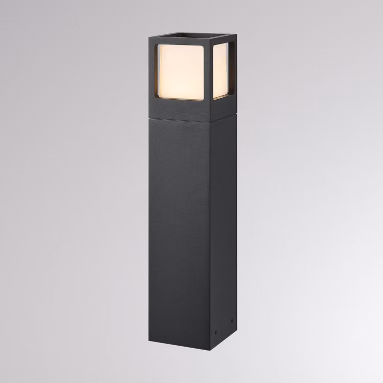 Molto Luce Lampione a LED FYNN-X, altezza 45 cm, antracite, CCT IP65 on/off FYNN-X, Nero, Alluminio, Moderno