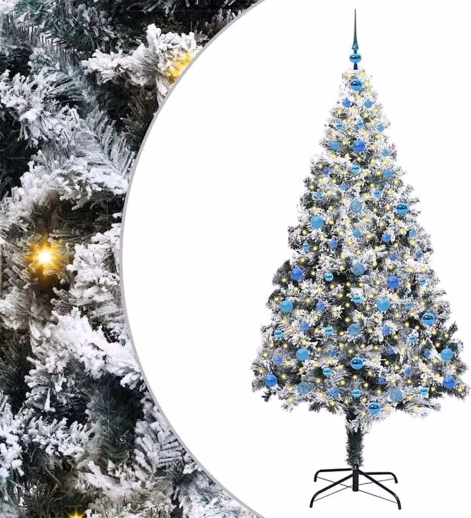 Albero di Natale artificiale con 300 LED Bianco 210 cm