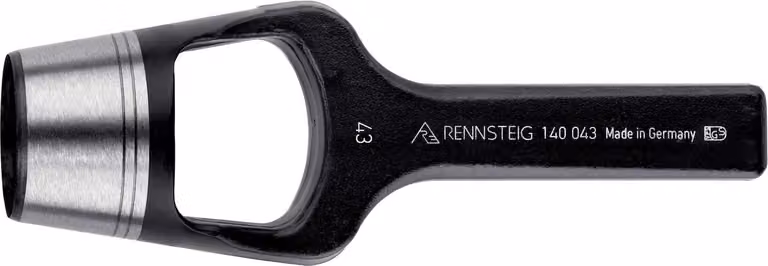 Rennsteig Henkellocheisen Ø 43 mm Locheisen Lochstanzer Stanzer 1400430