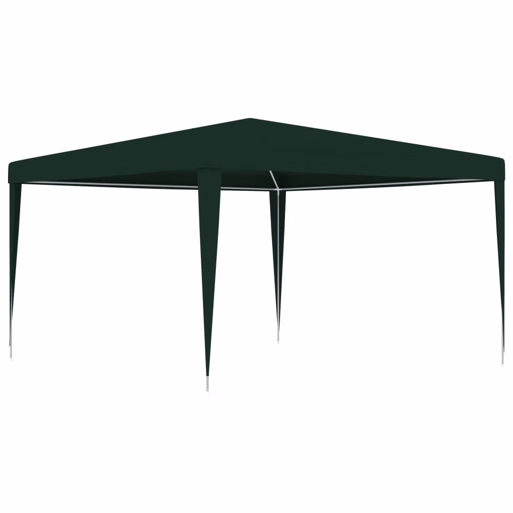 The Living Store tenda professionale per feste 4×4 m verde 90 g/m²
