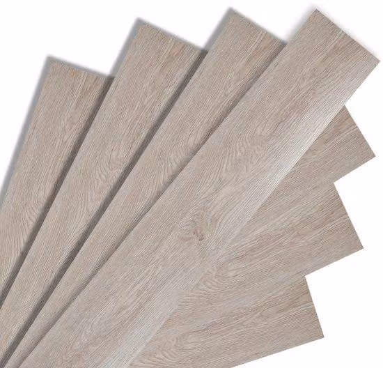 Set di laminati in PVC autoadesivi (70 pezzi, 10 m²), impermeabili e senza fessure, per cucina, soggiorno e balcone, bianco effetto rovere