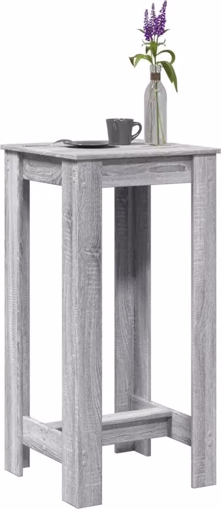 Maison Exclusive - Tavolo da bar grigio Sonoma 51x50x103,5 cm Materiale ligneo