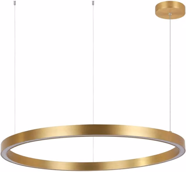 Lampada a sospensione Midway grande LED 40W oro Ø80,8