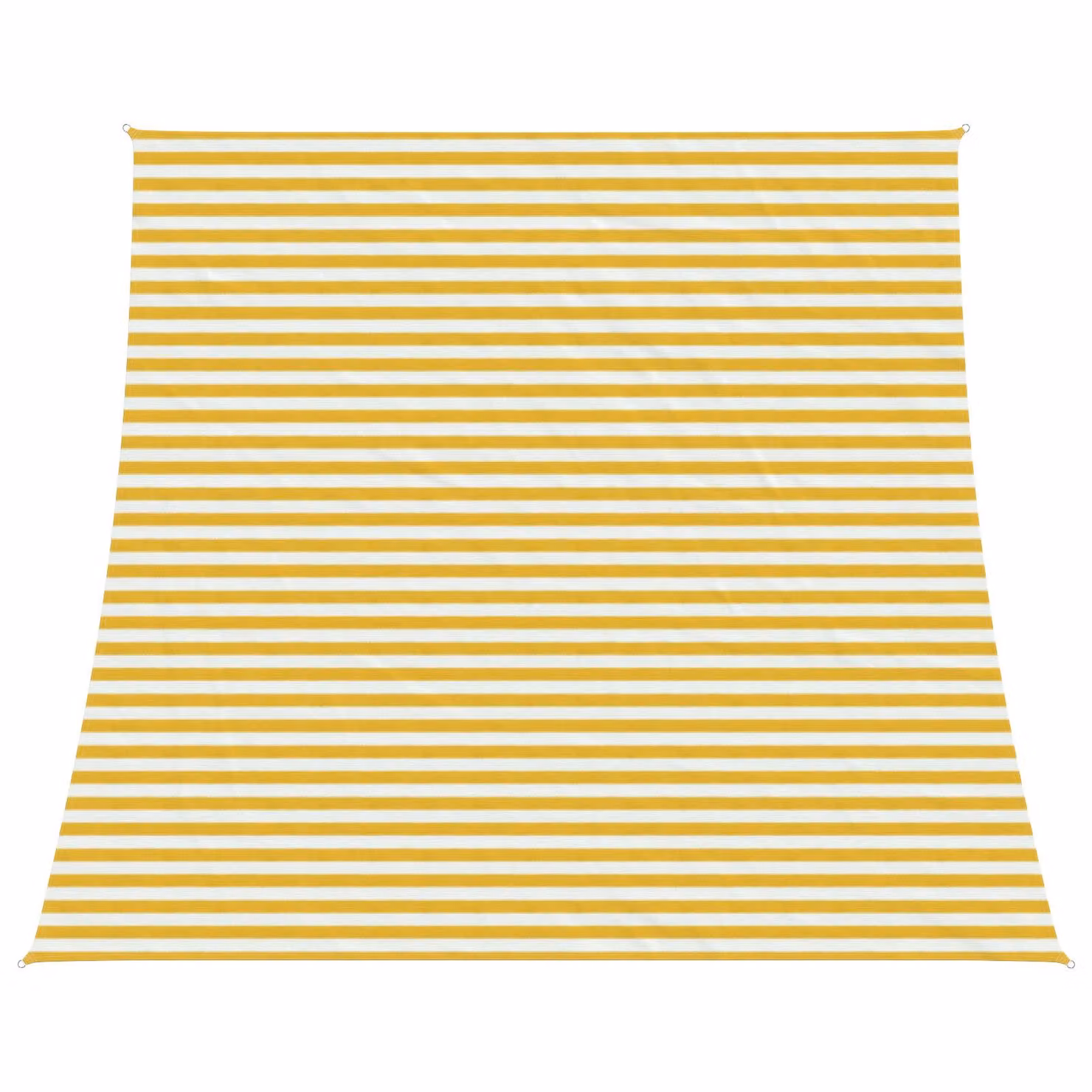 vidaXL Telo Ombra Rettangolare 4/5 x 4 m HDPE Giallo e Bianco