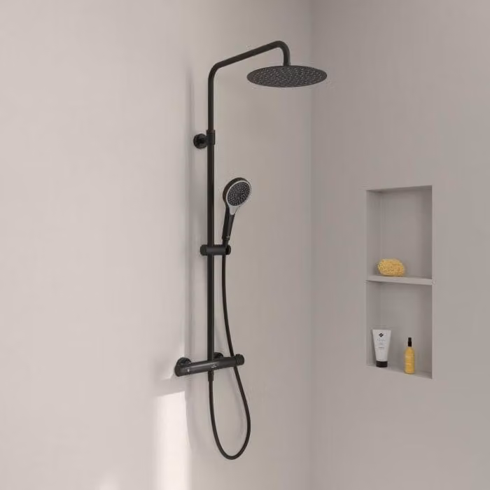 Sistema doccia Villeroy & Boch Taro con 3 funzioni, da montare a parete