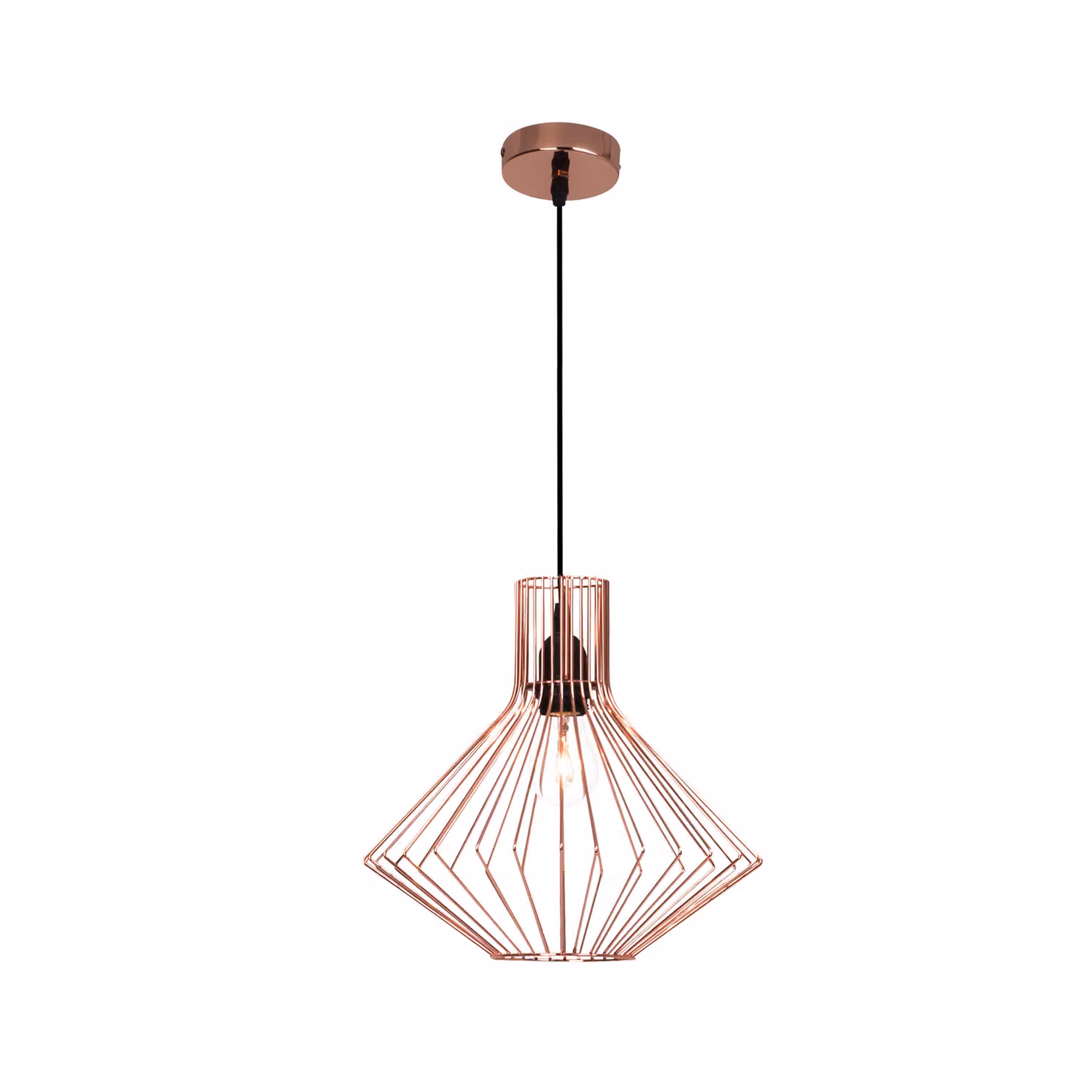 Lampada a sospensione Brilliant Dalma E27 PE 1, a 1 luce; 93478/29