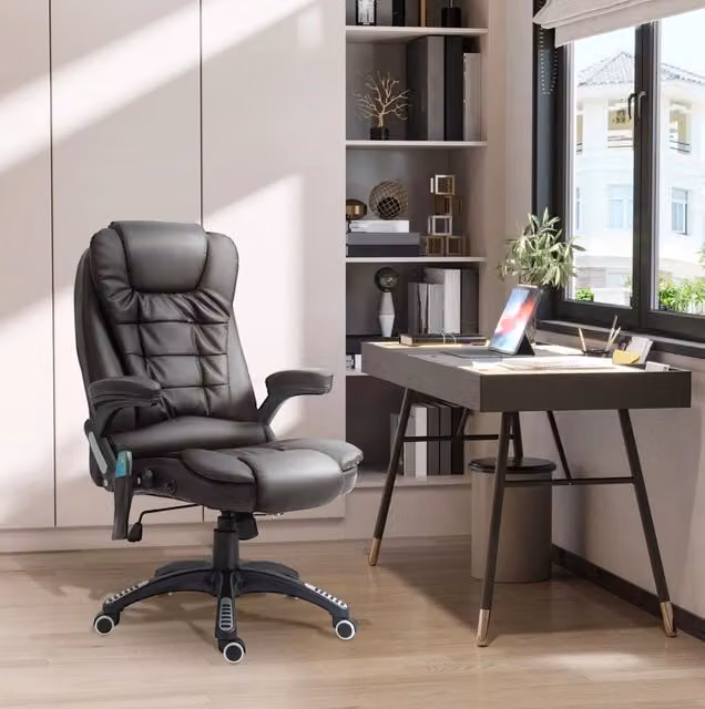 Poltrona da ufficio ergonomica con massaggio e calore