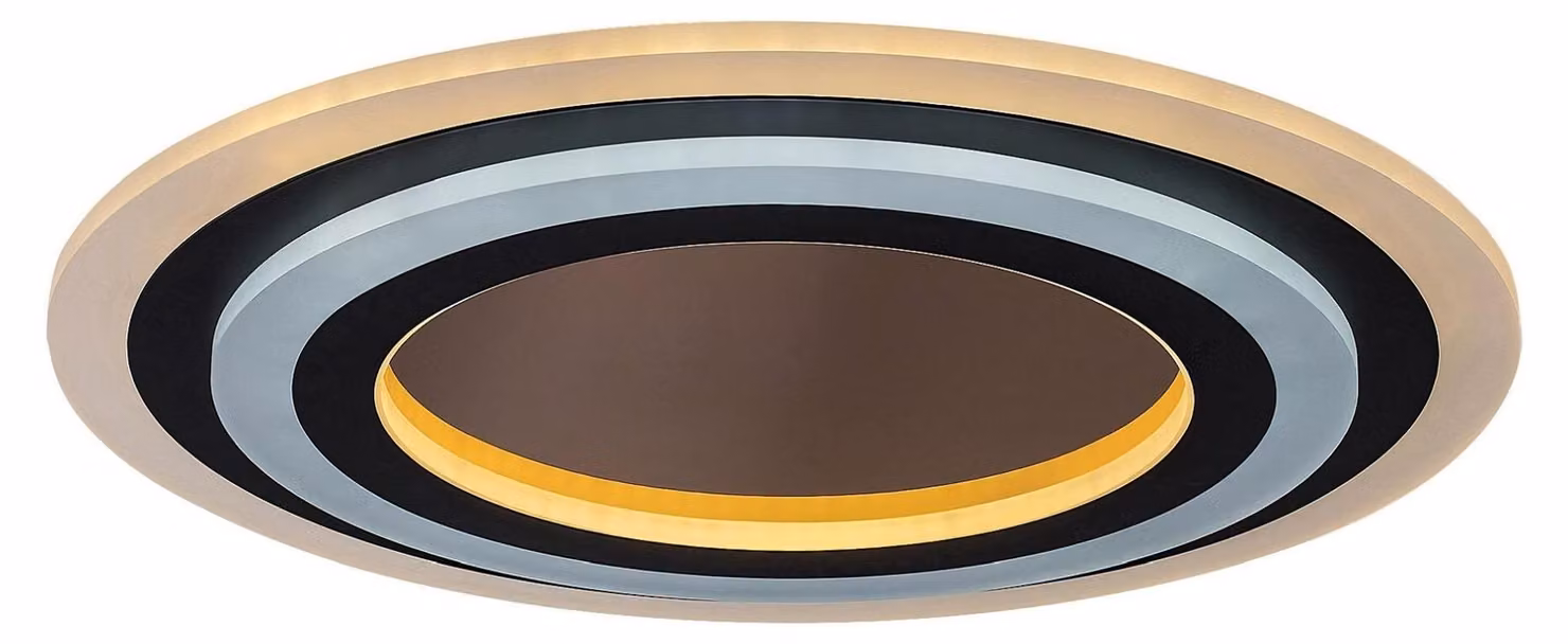 Rabalux 71314 Lampada da soffitto Taneli2 LED 56 Metallo Acrilico nero/dorato