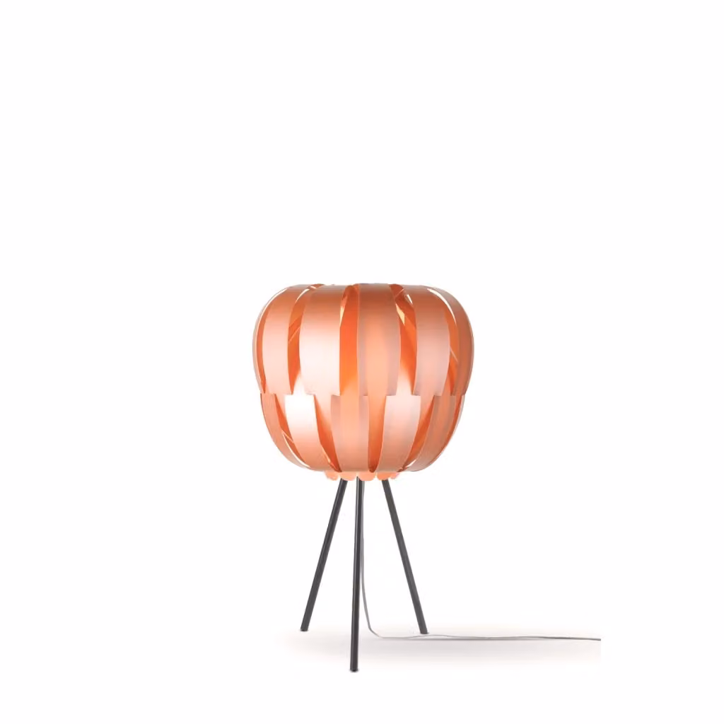Lampada da scrivania moderna Queen Polilux Linea Zero in rame e metallo con attacco E27 – 2