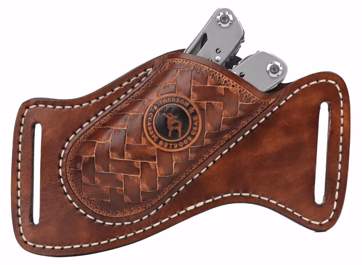 Solidchoice - Portautensili multifunzione in pelle, realizzato a mano, per utensili EDC (Everyday Carry)