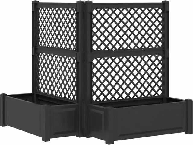 Vaso Grande con Direzione 2 pz Antracite 143 x 143 x 133,5 cm CFW1833234