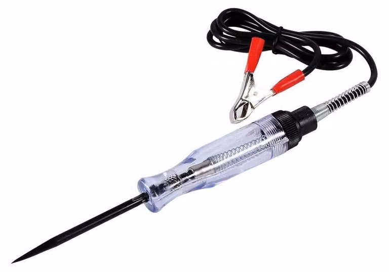 Tester per la verifica del passaggio di corrente per auto, 6 V/24 V, strumento diagnostico per sistemi a bassa tensione