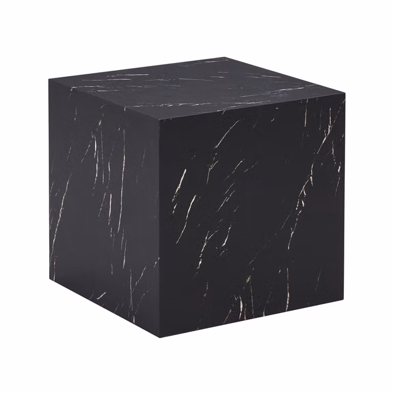 Home Deluxe - Tavolino Amiri M - colore: nero, dimensioni: 50 x 50 cm, piano in MDF, già montato I Tavolino da salotto Tavolino da salotto Tavolino da divano