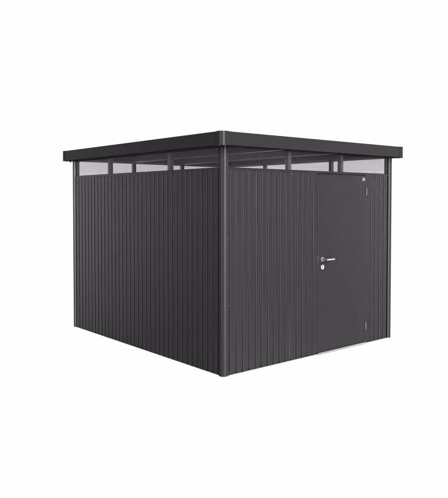 Casetta HighLine Misura H5 grigio scuro metallizzato, porta standard