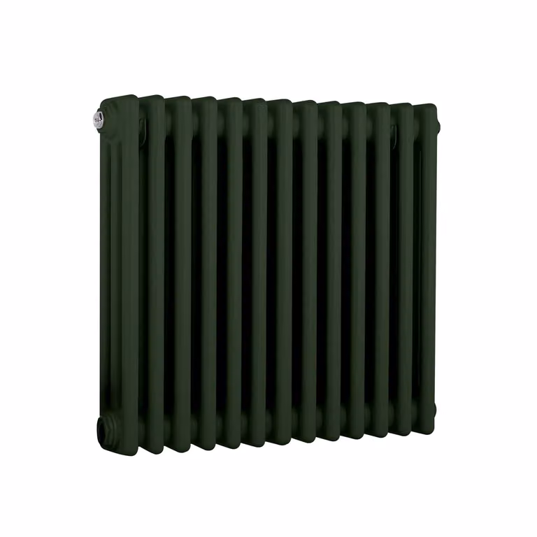 Radiatore Orizzontale a Colonne (3 Colonne) 500mm x 605mm - Verde (Evergreen) - Regent