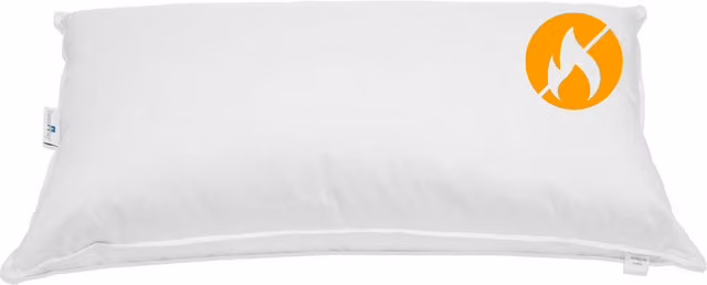 Cuscino ignifugo in fibra sintetica DaunenStep Airella Ignifugo 1 IM bianco, traspirante e anallergico – 1