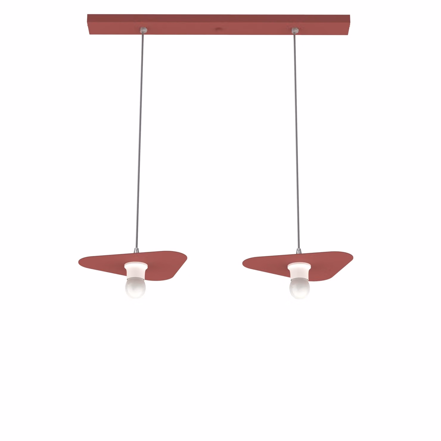 Lampada A Sospensione Cloud Lineare A 2 Luci, Monocolore Opaca