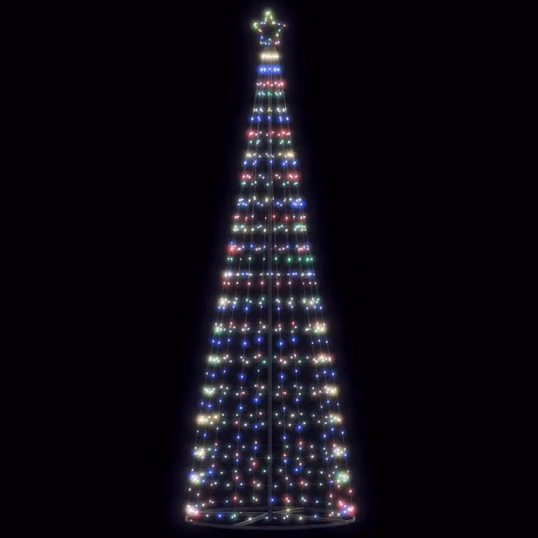 vidaXL Albero di Natale a LED 550 LED Colorato 300 cm