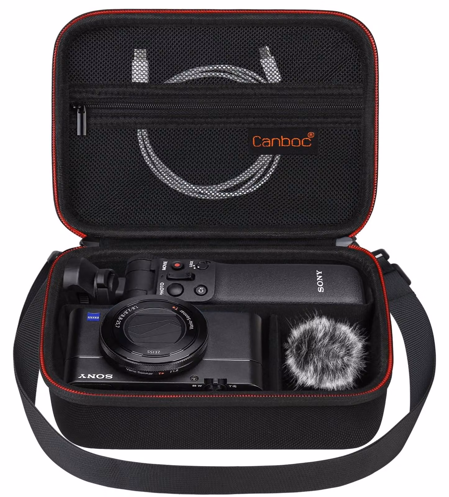 Borsa portatile per fotocamere digitali utilizzate per vlog