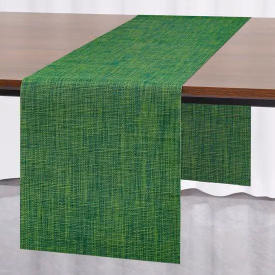 Portaoggetti da giardino, tavolo in PVC, verde, 30 x 183 cm, adatto all'uso esterno
