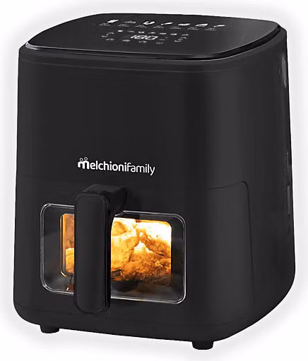 Friggitrice ad aria Melchioni Family Marianna New, capacità 5 l, 1500 W, Nero