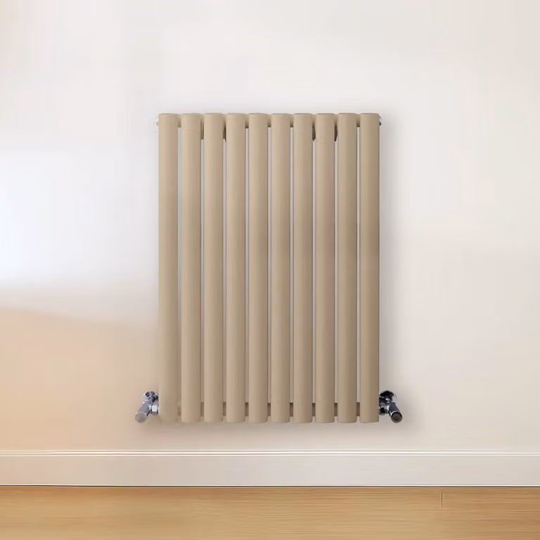 Radiatore di Design Orizzontale Marrone (Elk Marrone) - 800mm x 590mm - Pannello Doppio  - Revive