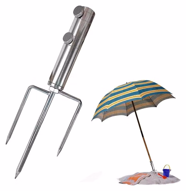 Solidchoice - Base portatile per ombrellone, ideale per l'uso in spiaggia