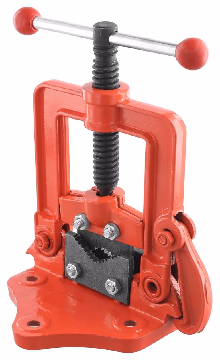 Morsetto a vite da 10-60 mm - Ghisa/Acciaio al carbonio - Morsetto a leva - Rotante - Elevata capacità di taglio - Prestazioni di lavoro efficienti - Morsa da banco