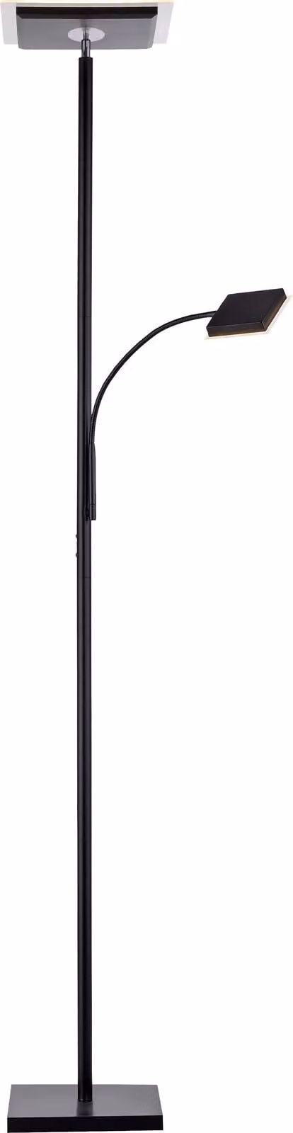 Illuminatore a LED, incluso spot di lettura, dimmerabile, mobile, H 190 cm