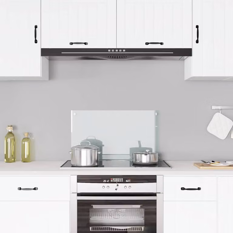 Paraschizzi per Cucina vidaXL in Vetro Temperato Trasparente L: 70 cm, P: 40 cm