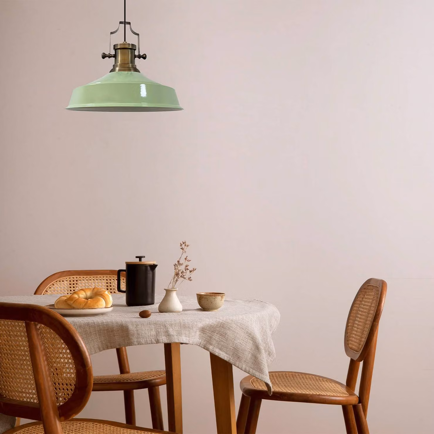 Lampada a sospensione Augusta ROYALTECH, dimmerabile, Verde, Soggiorno / Sala da pranzo, Metallo, Vintage, Lampada a sospensione