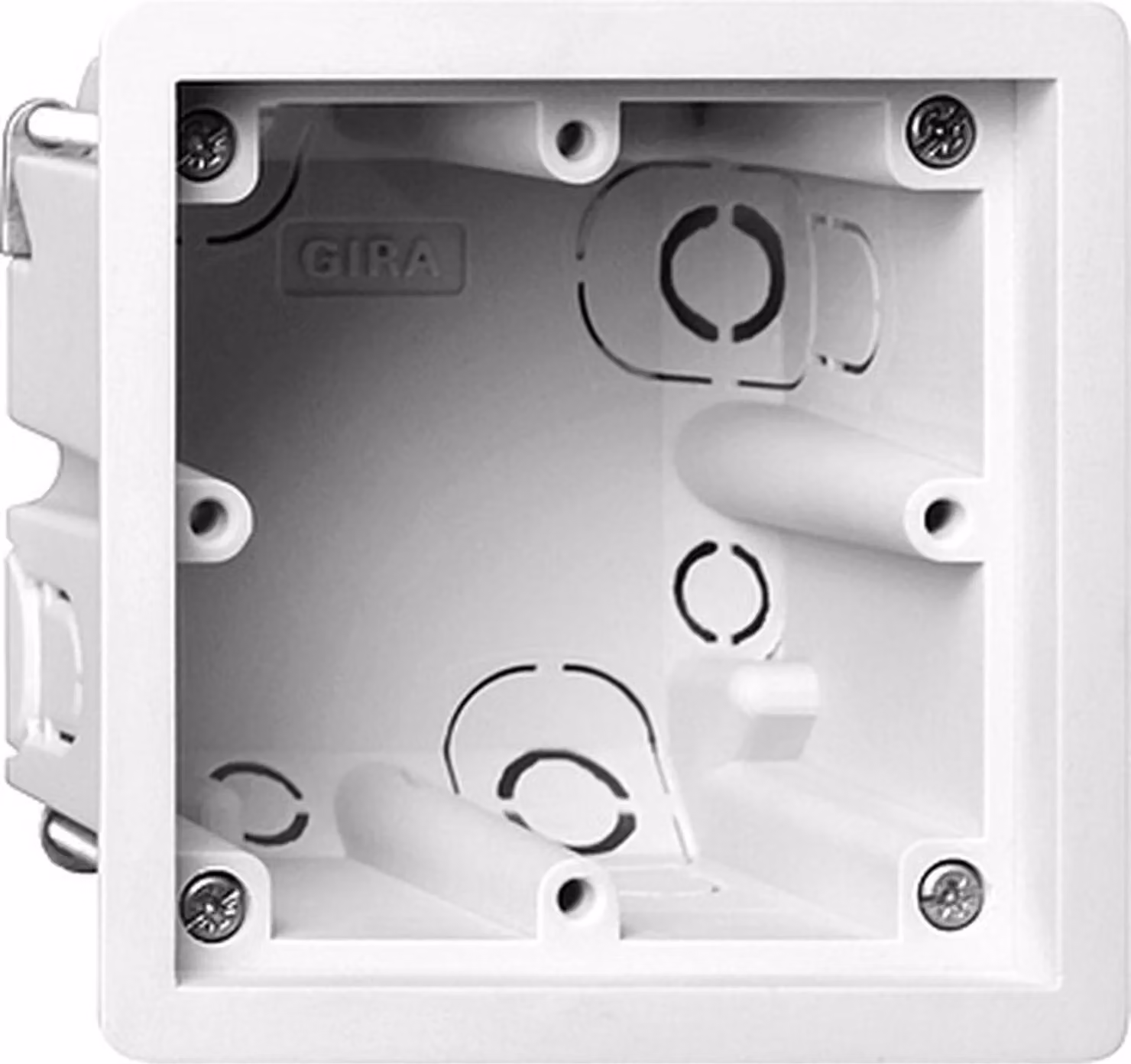Scatola per apparecchi Gira 1 modulo E2 per montaggio a filo, 1 pz.