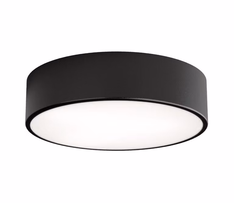 Brilagi - Plafoniera CLARE 2xE27/24W/230V d 30 cm nero