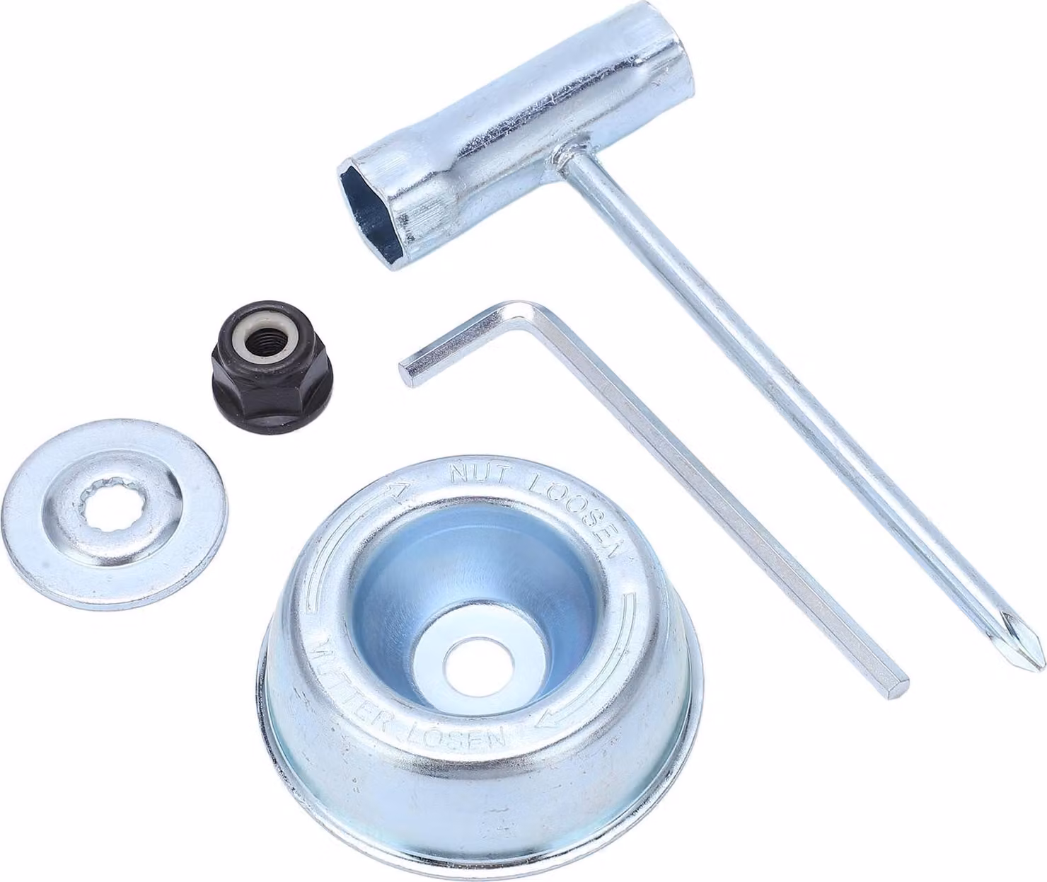 set di adattatori per lame da 5 pezzi 4126-642-7600 Disco di manutenzione per decespugliatore tagliaerba STIHL