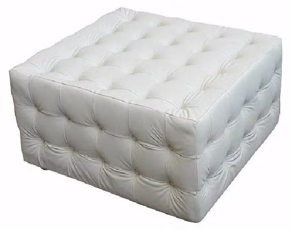 Chaiselongues Chesterfield Liege Kristalle Hocker Leder Sessel Big XXL