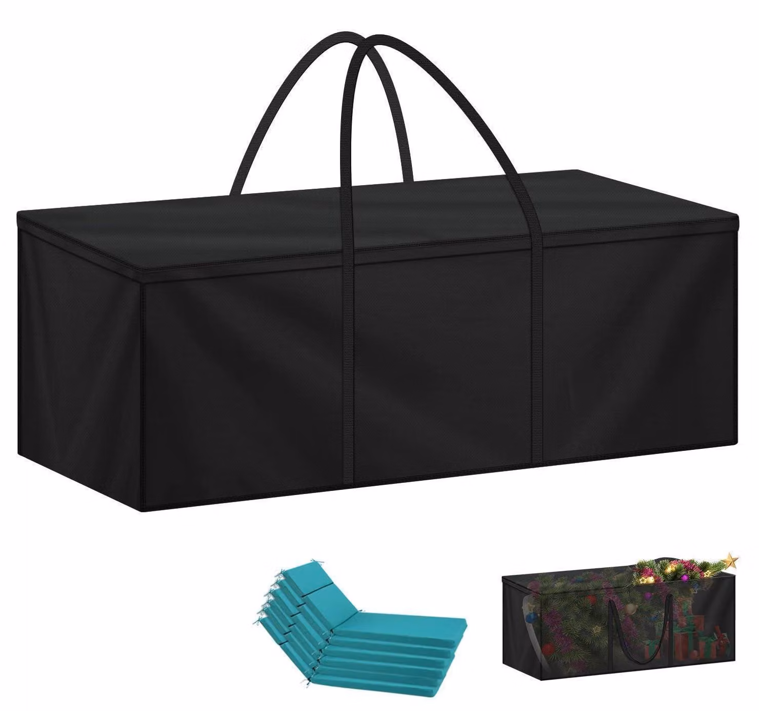 Borsa impermeabile per il deposito di mobili da giardino, dimensioni 175x60x80 cm, realizzata in tessuto Oxford 420D