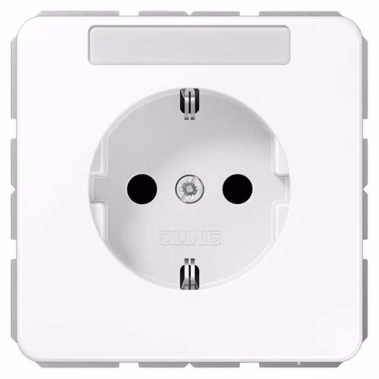 Presa Jung SCHUKO 16A 250V con protezione contatti CD 1520 BFKINA WW