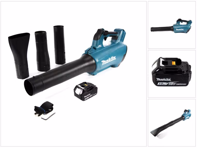 Soffiatore a batteria Makita DUB 184 F1 18 V brushless + 1x batteria ricaricabile 3,0 Ah - senza caricabatterie