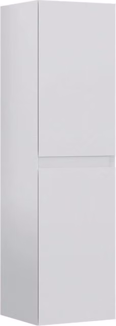 Mobile da bagno "Nest 40 v2" - 40 x 32 x 138 cm - Bianco opaco