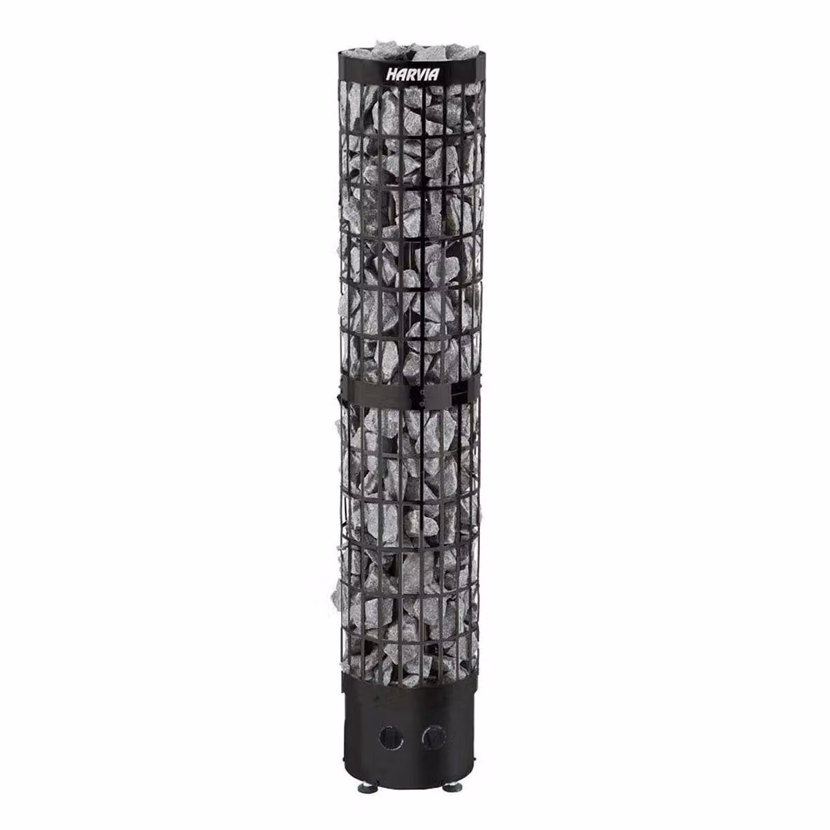 Harvia Cilindro 6,6 kW | comando integrato, nero-cromo | HPC66400M