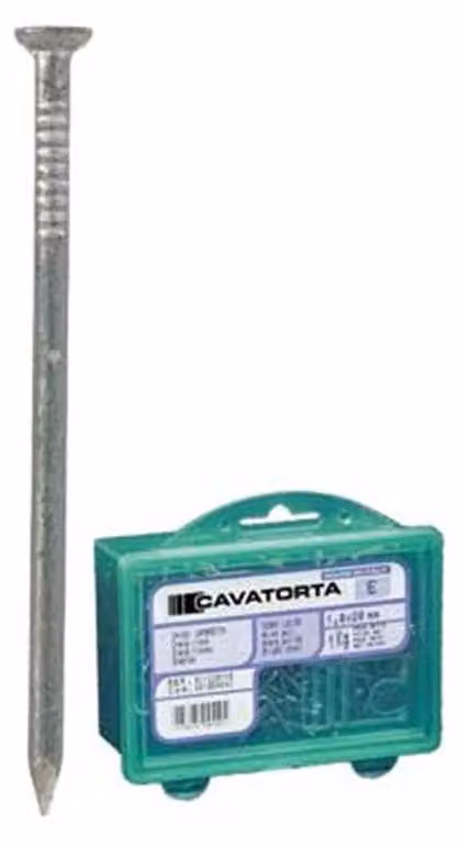 CHIODI TESTA PIANA BRICOLINE 1 KG CAVATORTA 3,5x80 mm