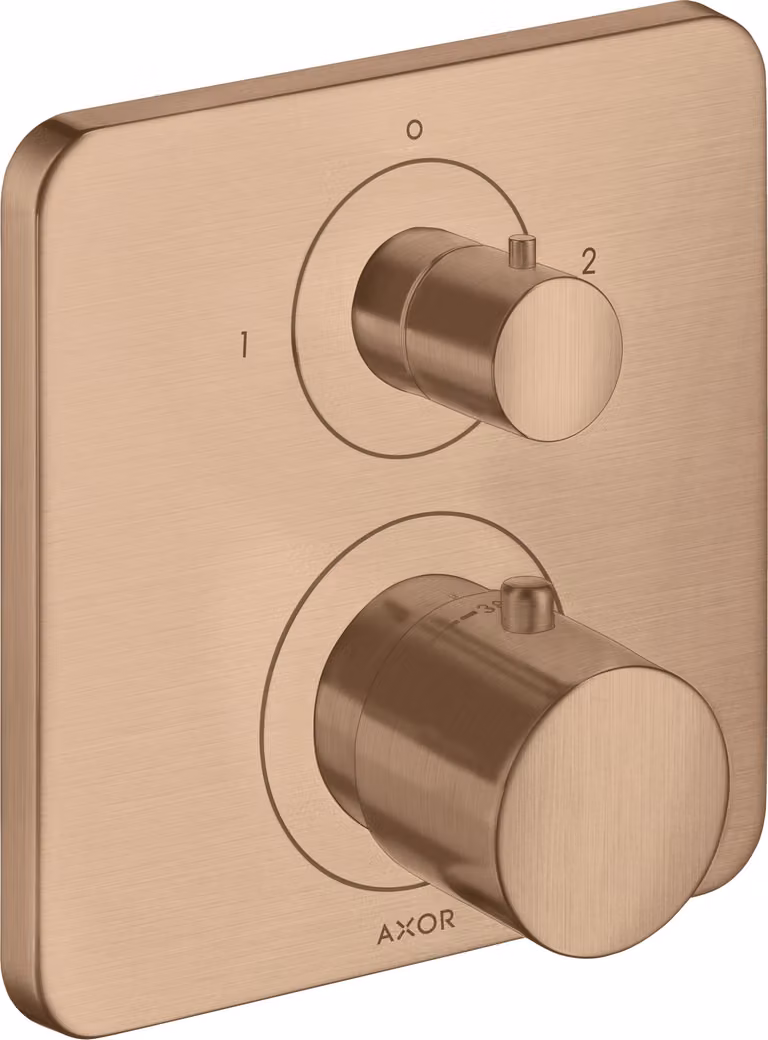 hansgrohe AXOR Citterio M thermostat encastré avec vanne d'arrêt/changeur, 34725310, 34725310