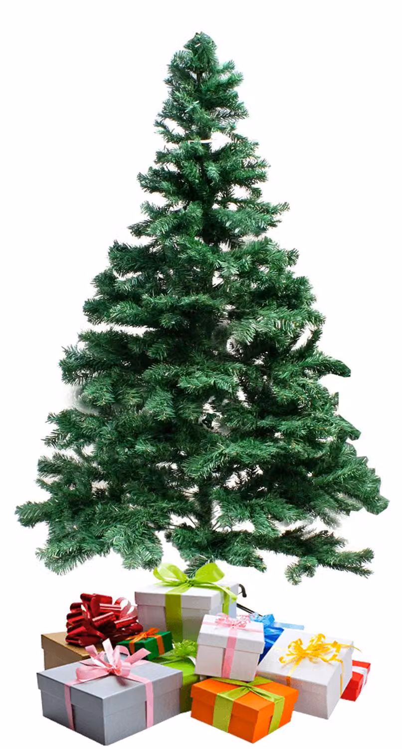 Albero di Natale artificiale H180 cm incl. supporto verde